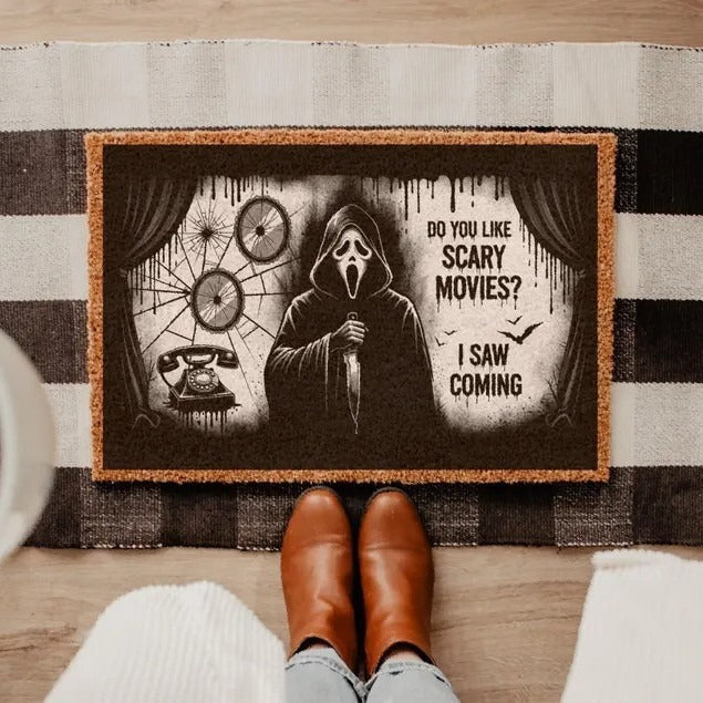 Halloween-Themed Welcome Mat Kalsten