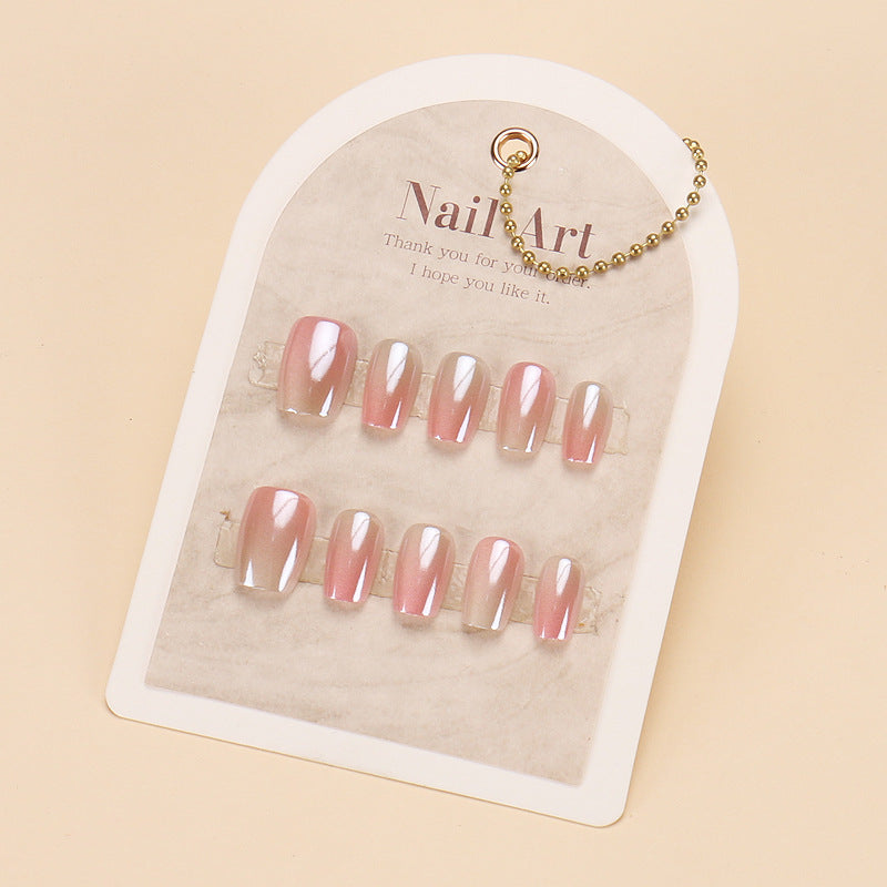 Premium Glossy Press-On Nail Set with Gradient Finish Kalsten