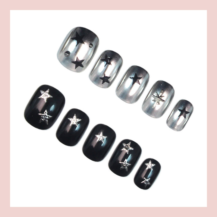 Nail art set with elegant design and gliding decorations Kalsten