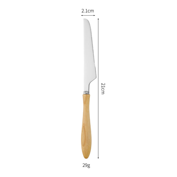 Professional and ergonomic bread knife with wooden handle Kalsten