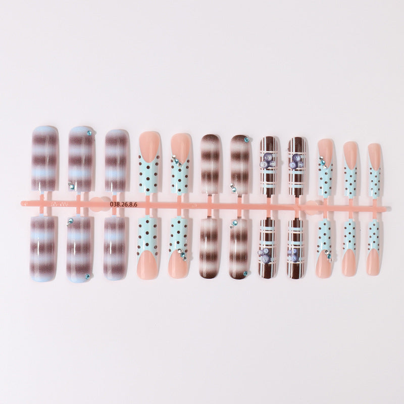 Decorative Press-On Nail Tips Set Kalsten