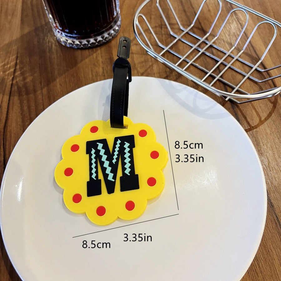 Personalized Striped Luggage Tag Kalsten