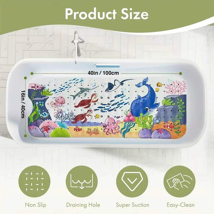 Decorative Ocean Shell Bath Mat Kalsten