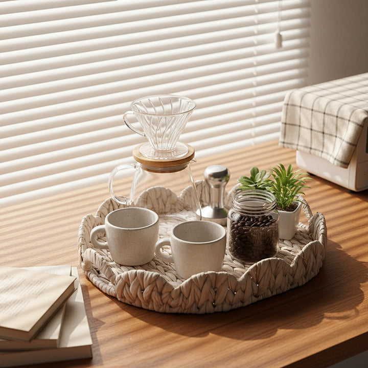 Home Decor Woven Serving Tray Kalsten