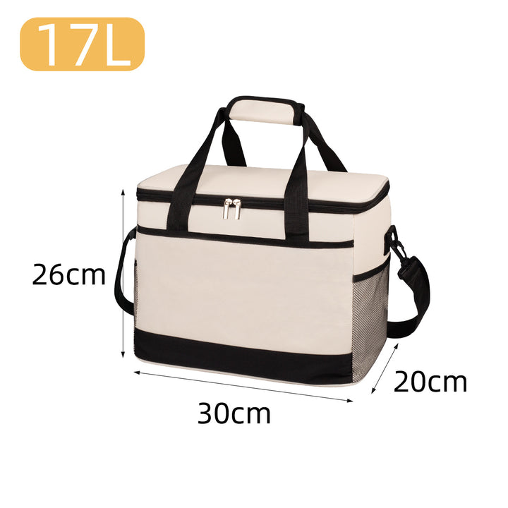 Unisex cooler bag with additional insulation compartment and practical carrying handle Kalsten