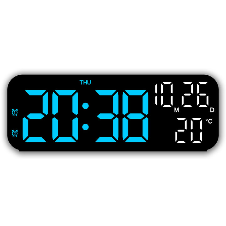 Digital Alarm Clock with Large LED Display and Weather Function Kalsten