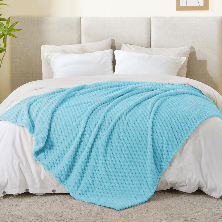 Plush Textured Throw Blanket