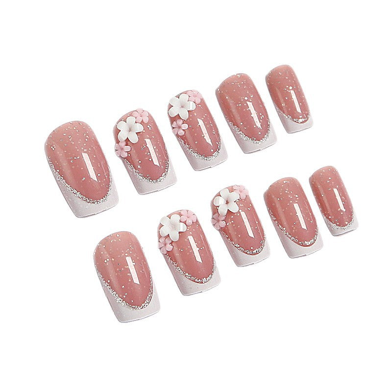 Decorative Floral Nail Art Extensions Kalsten