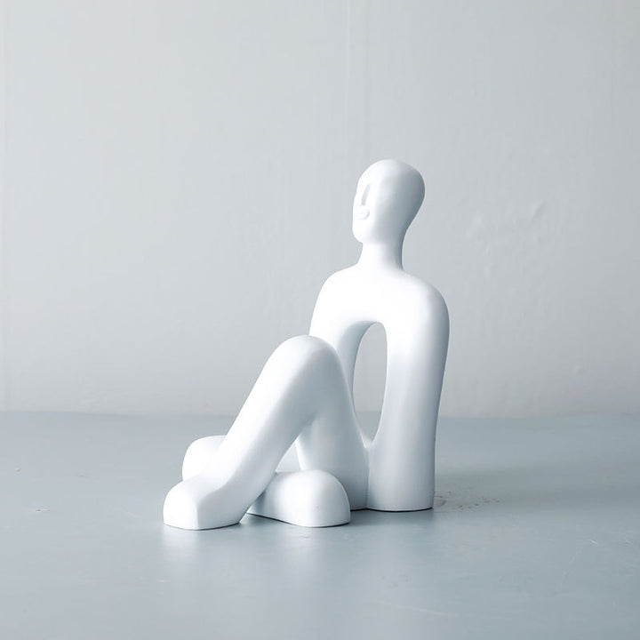 Abstract Decorative Sitting Figure
