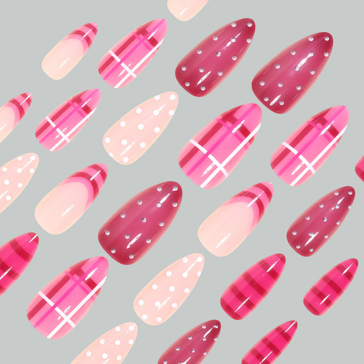 Artistic Glossy Stiletto Press-On Nail Set Kalsten