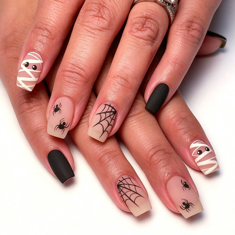 Halloween Themed Press-On Nail Art Set Kalsten