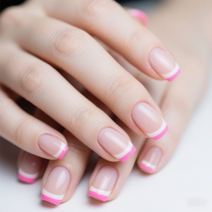 Elegant French Tip Acrylic Nail Enhancements Kalsten 1789915301
