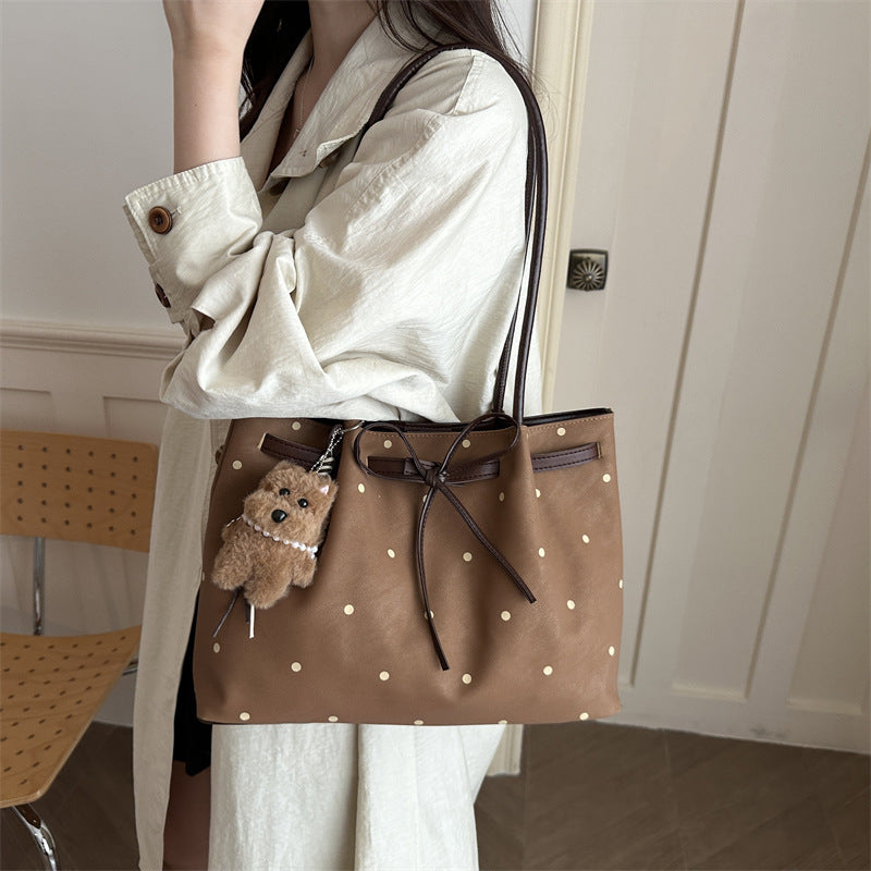 Polka Dot Decorative Tote Bag