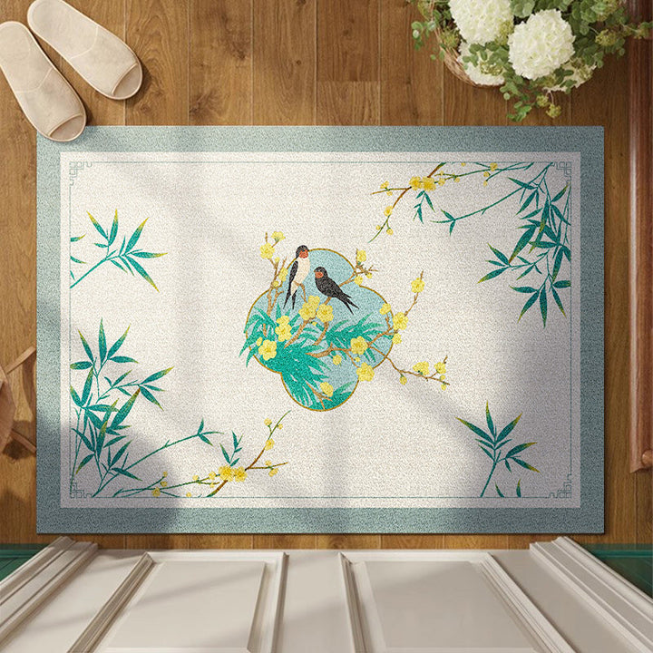 Decorative Floral Area Mat
