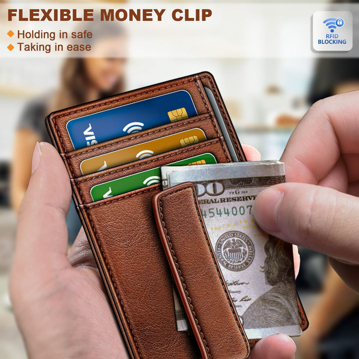 Sleek Multifunctional Leather Cardholder Kalsten