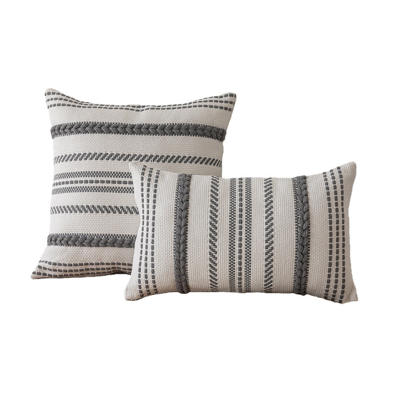 Layered Braid Decorative Pillow