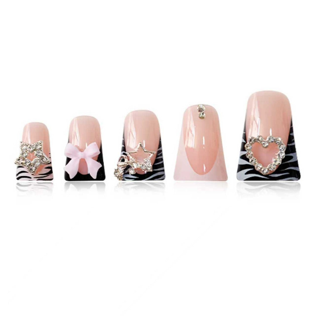 Artistic 3D Embellished Press-On Nail Extensions Kalsten