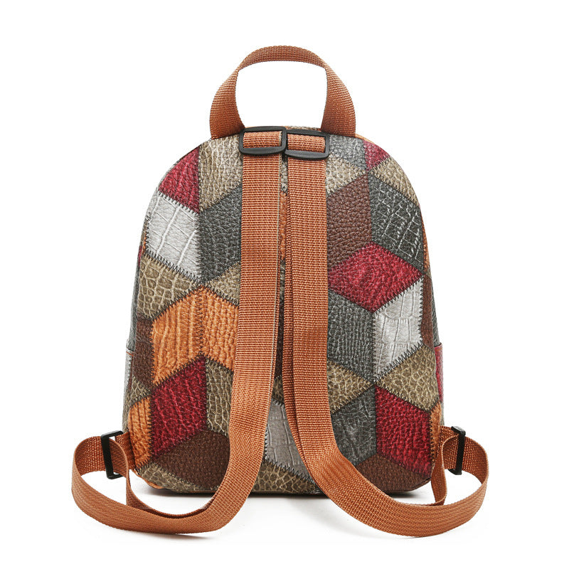 Women's Geometric Patterned Mini Backpack Kalsten