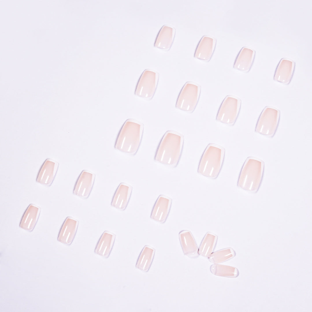 Elegant Nail Extensions with French Tip Kalsten