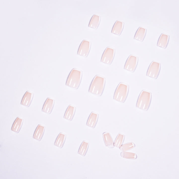Elegant Nail Extensions with French Tip Kalsten