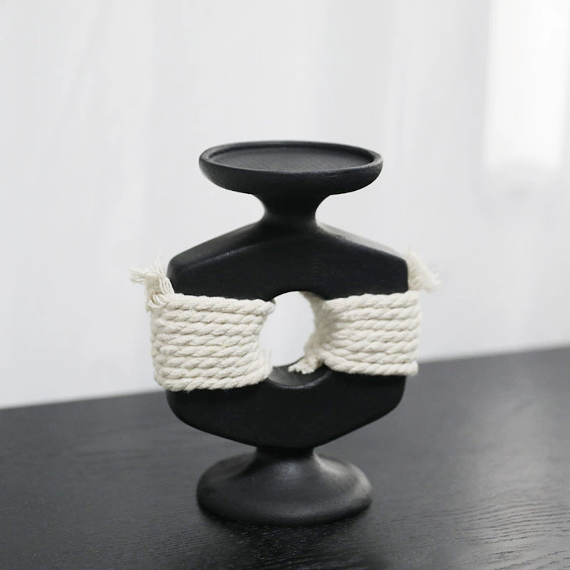 Artistic Candle Holder Sculpture