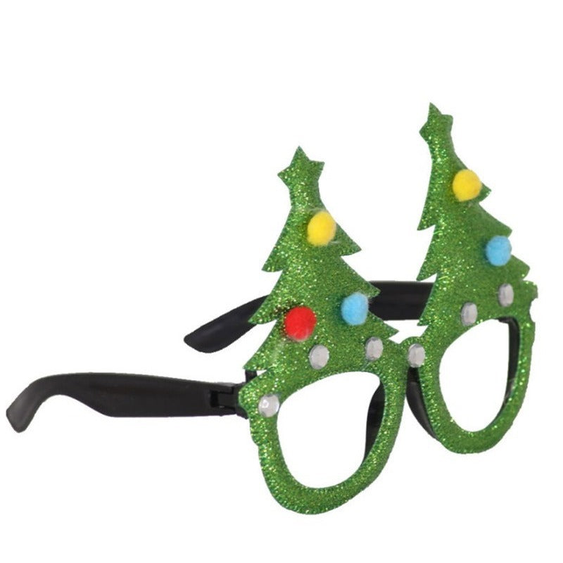 Holiday-Themed Christmas Tree Glasses Kalsten