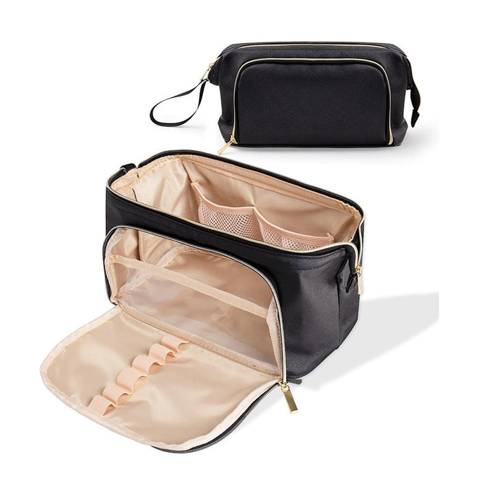 Cosmetic Organizer Bag with Adjustable Interior Compartment Kalsten