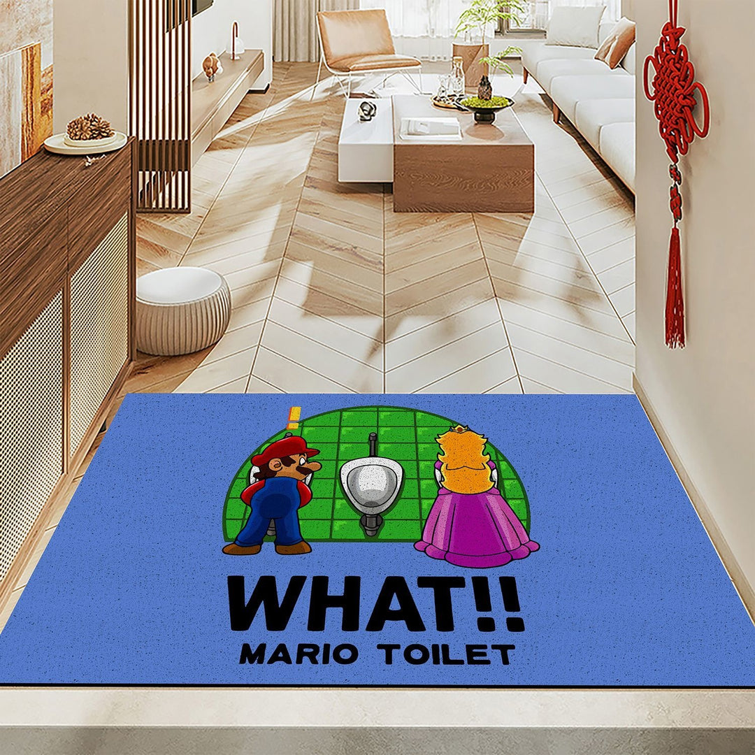Cartoon Golf-Themed Area Rug