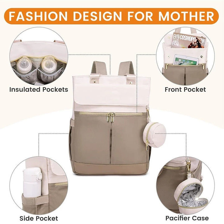 Multifunctional handbag with detachable backpack straps Kalsten