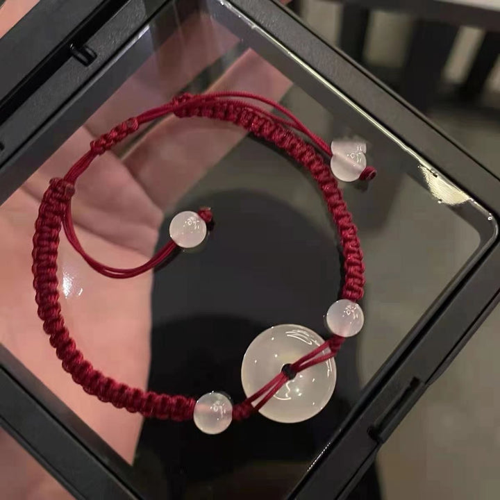 Adjustable Gemstone Macrame Bracelet Kalsten