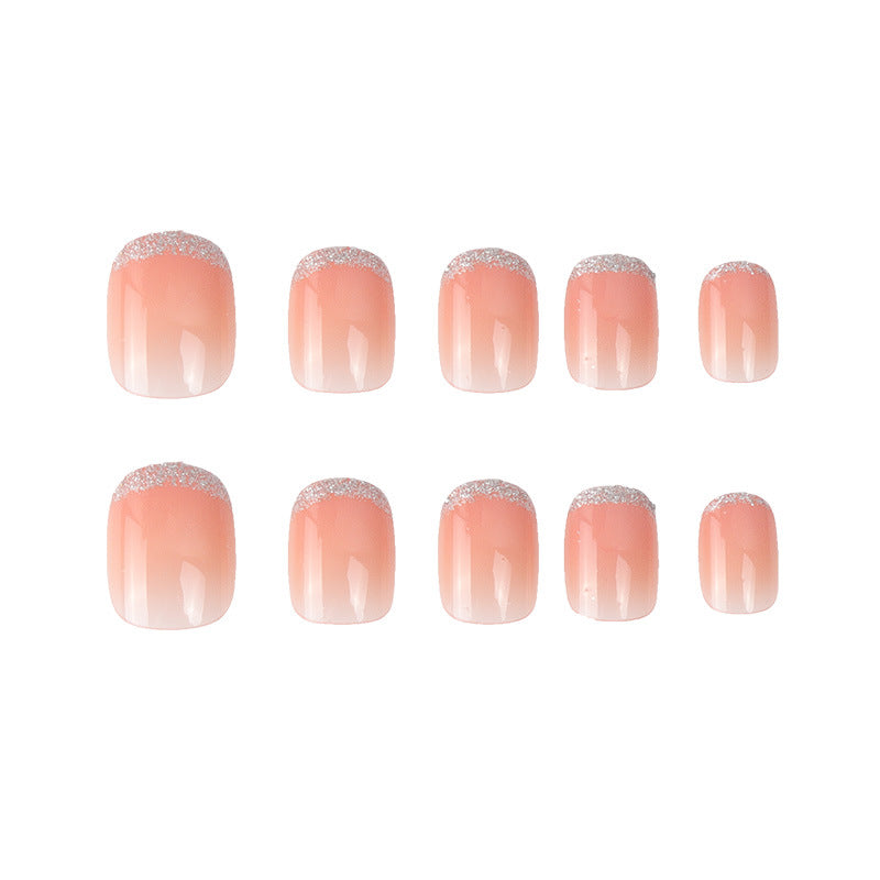 Elegant Glitter-Accented Nail Art Kalsten