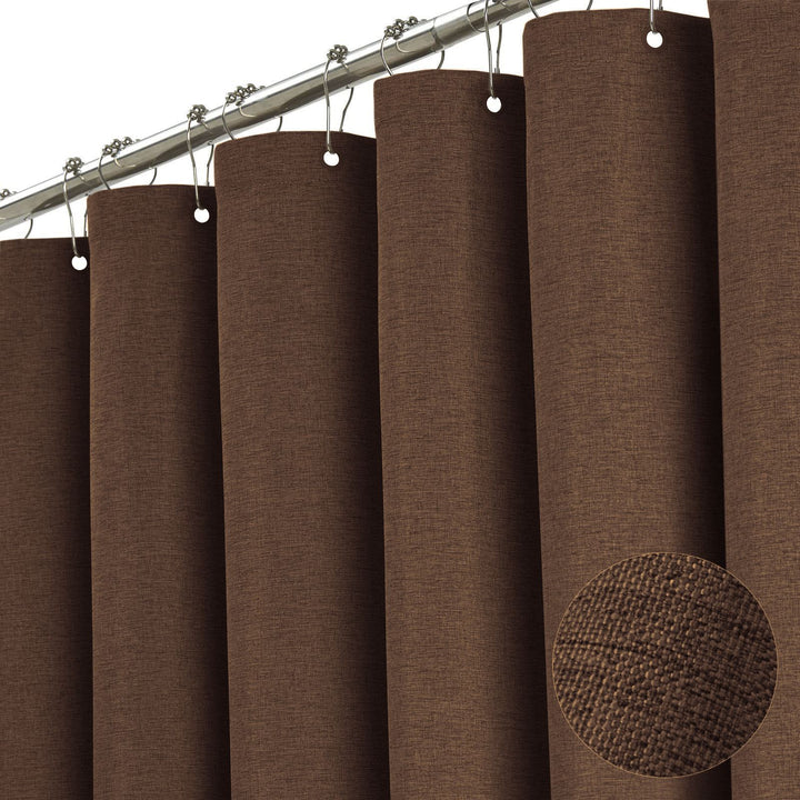 Textured Fabric Shower Curtain Kalsten