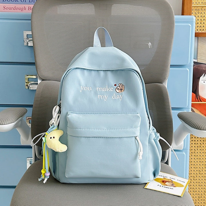 Casual Embroidered Mini Backpack Kalsten