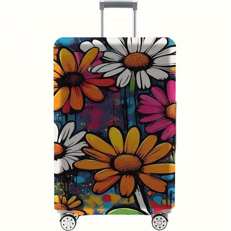 Women's hard-shell suitcase with creative floral print Kalsten