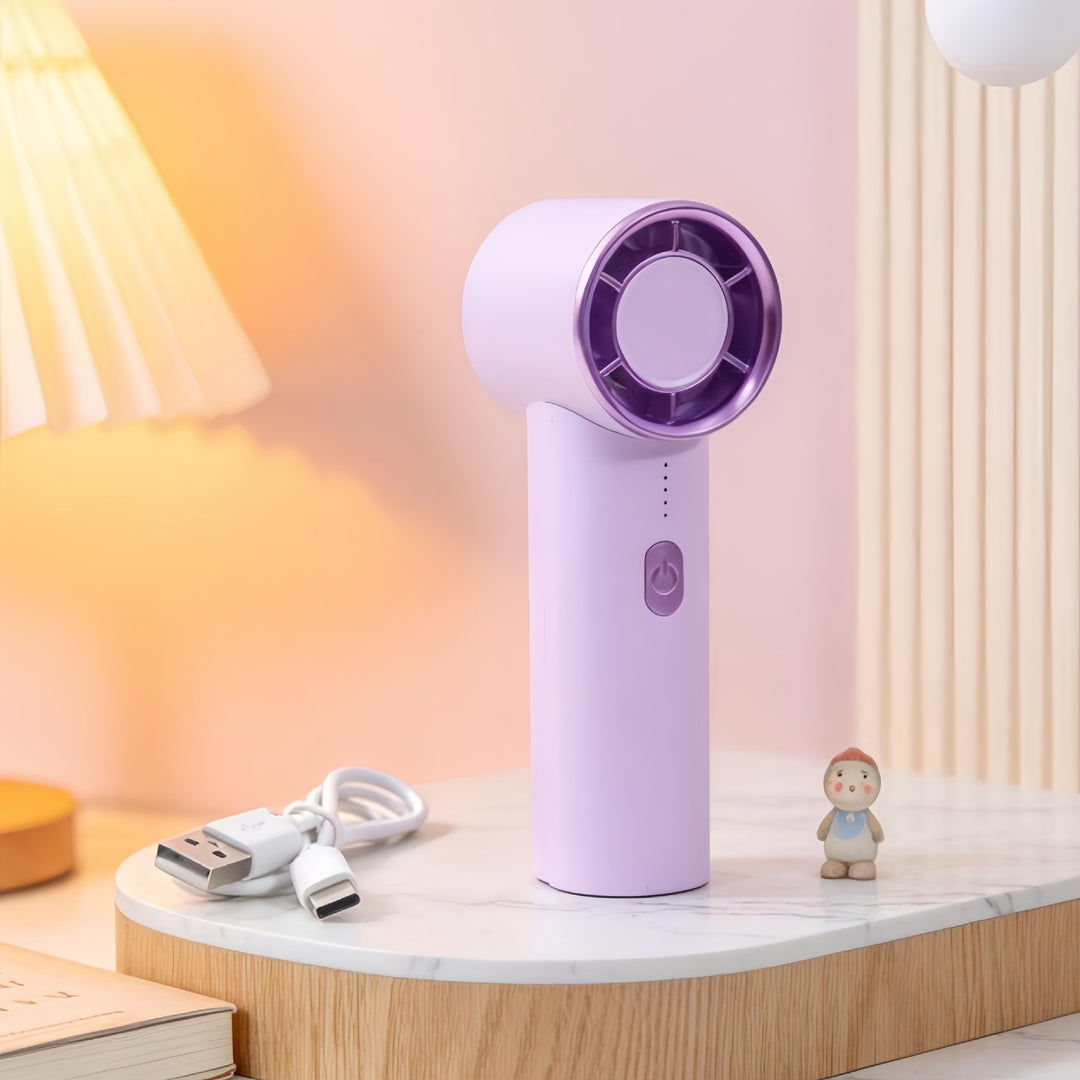 Ladies portable USB hand fan with modern design Kalsten