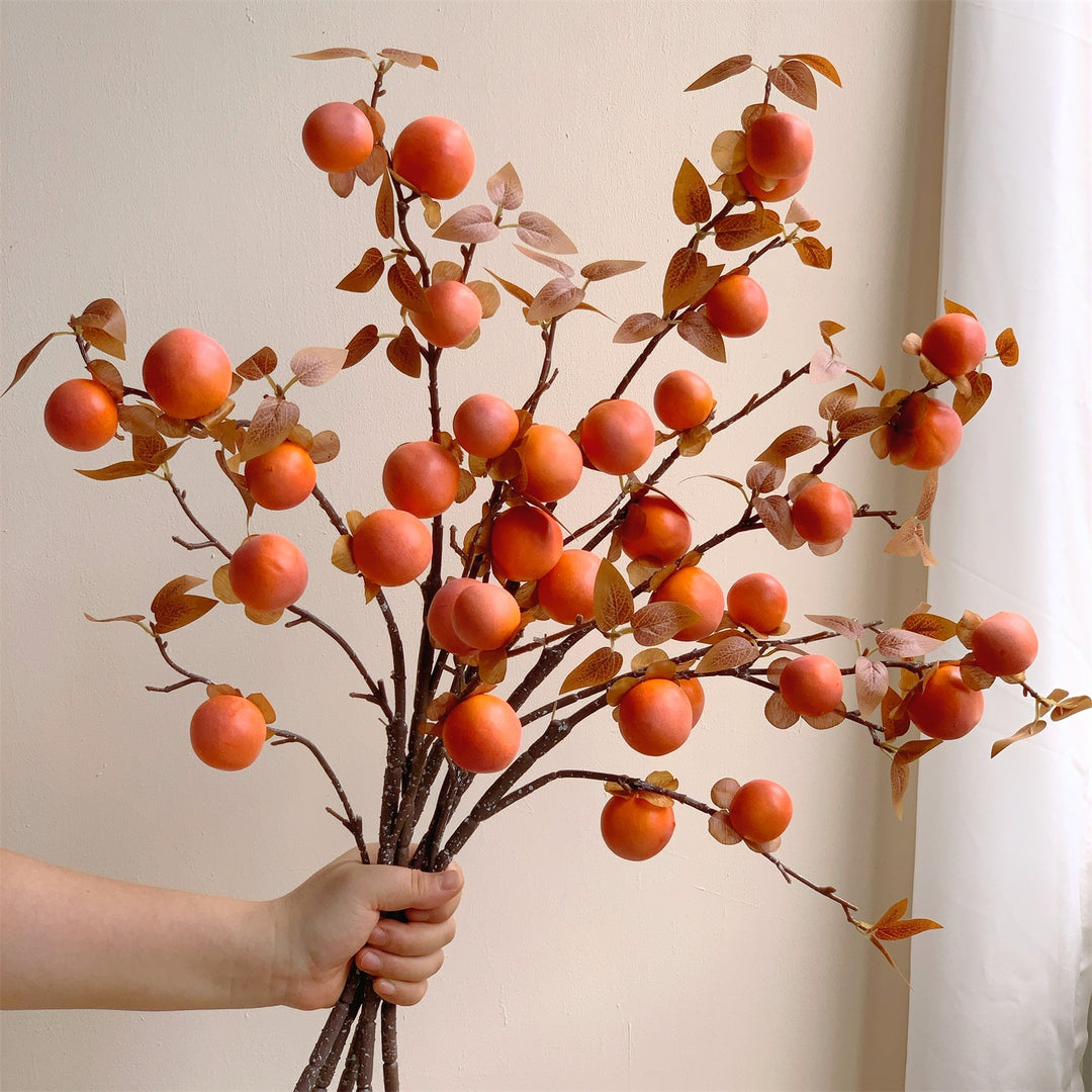 Decorative Persimmon Branch