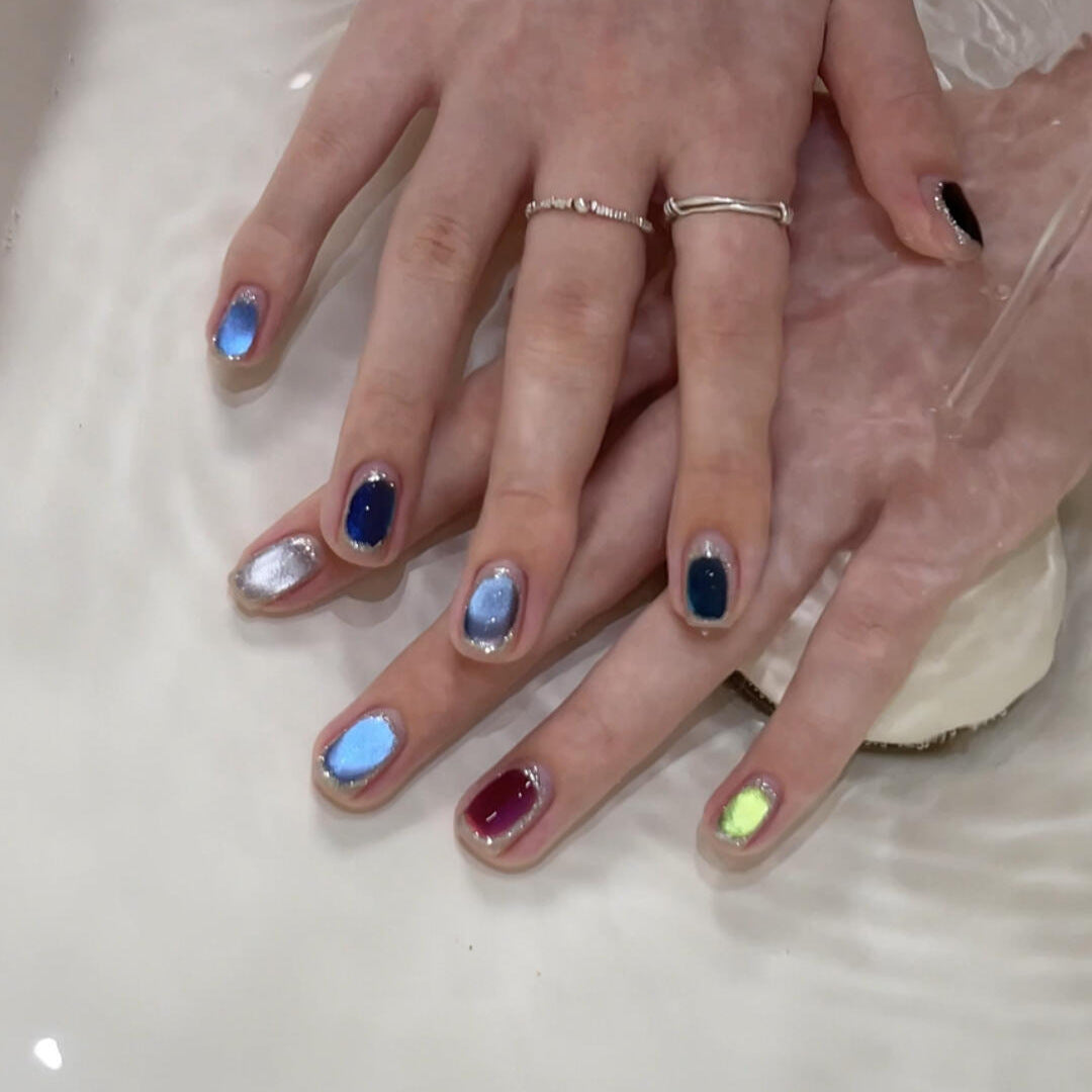 Artificial nails with holographic effect Kalsten