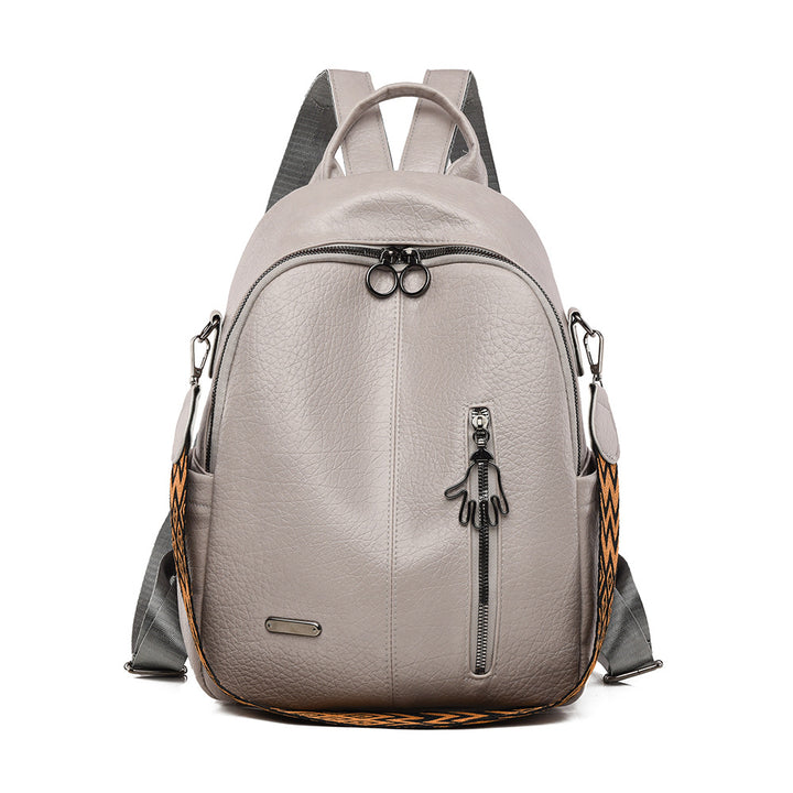 Casual Leather Backpack Kalsten