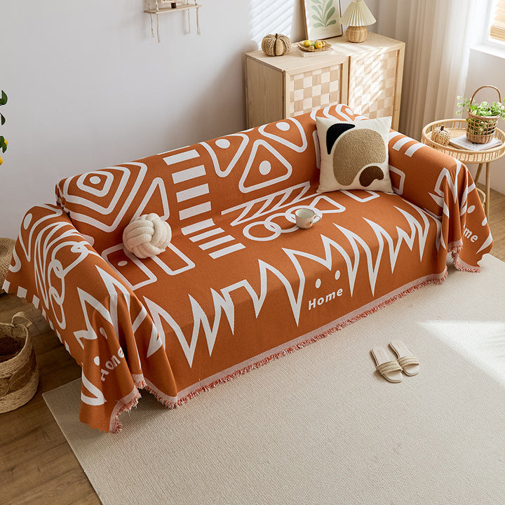 Abstract Pattern Decorative Throw Blanket