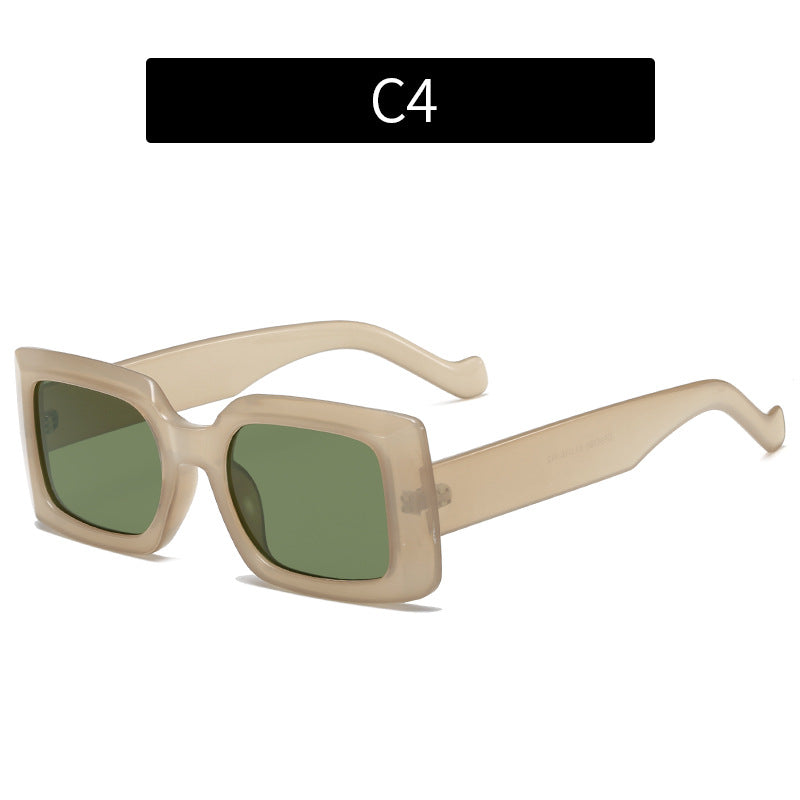 Modern Chunky Geometric Sunglasses