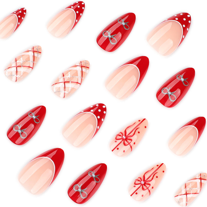 Artful nail extensions with elegant patterns and embellishments Kalsten