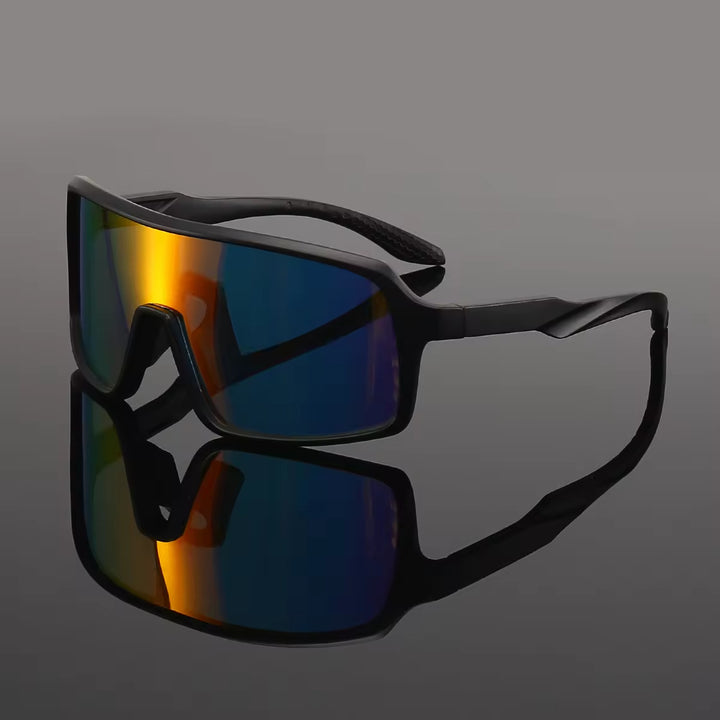 Ladies fashionable sunglasses in a futuristic design with large lenses Kalsten