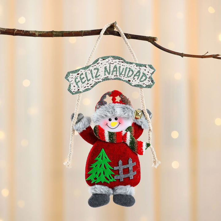 Festive Santa Hanging Ornament Kalsten