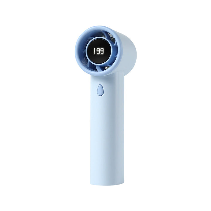 Unisex Portable Hand Fan with Digital Speed Display Kalsten
