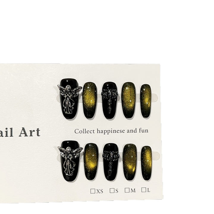 Gothic Fantasy Press-On Nail Art Set