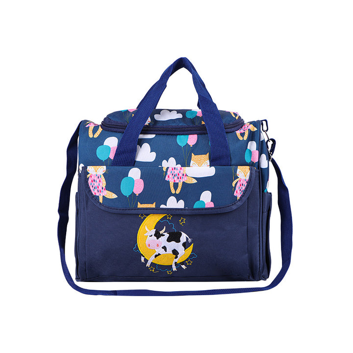 Multifunctional diaper bag with integrated changing mat Kalsten