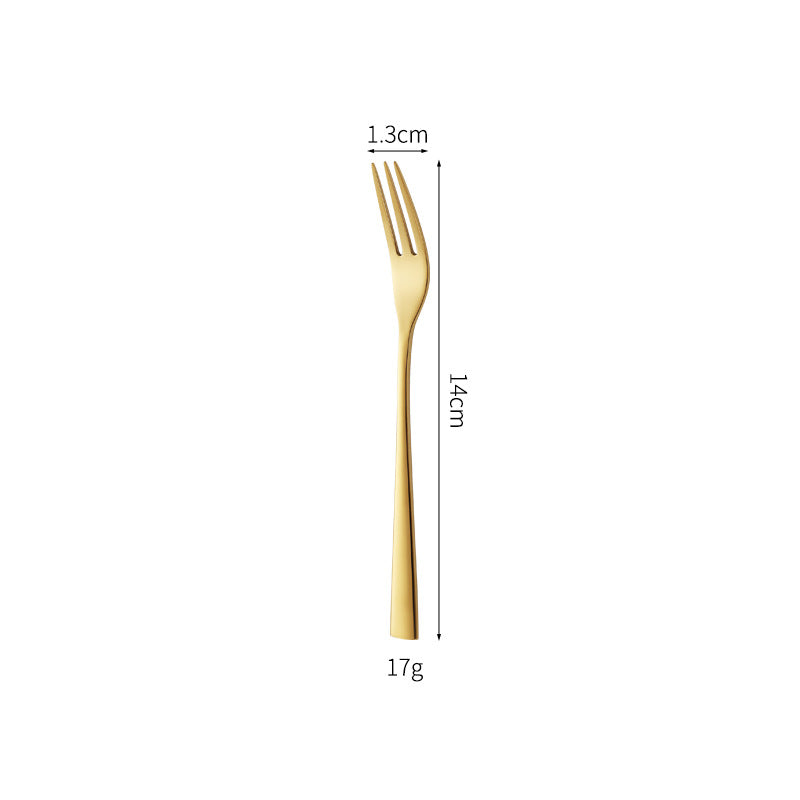 Elegant dessert knife with curved handle Kalsten