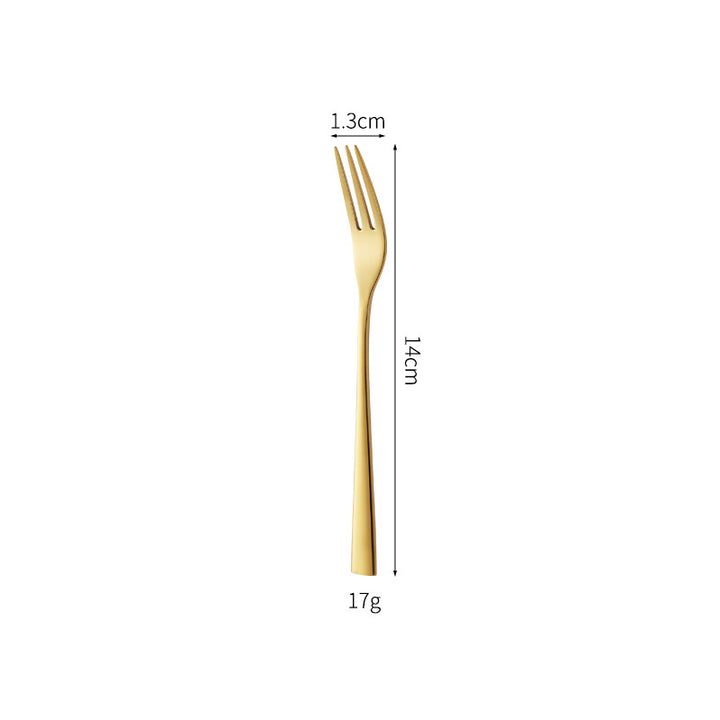 Elegant dessert knife with curved handle Kalsten