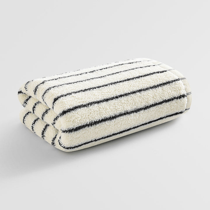 Women's Cotton Bath Towel with Striped Pattern Kalsten
