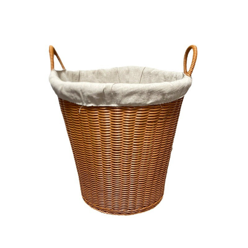 Woven Storage Basket with Cotton Lining Kalsten